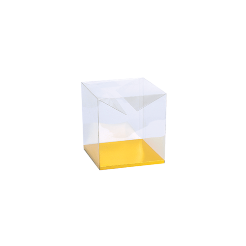 Clear Boxes with Gold Platform