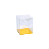 Clear Boxes with Gold Platform